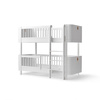 OLIVER FURNITURE Zestaw do rozbudowy Mini+ cot bed & Mini+ junior bed to low bunk bed, white