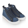 BOSS Kids Boys' Blue High-Top Sneakers