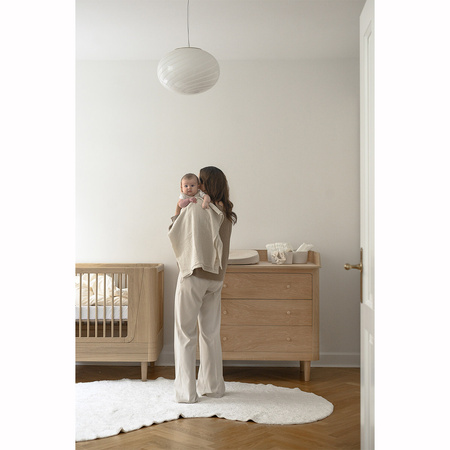 We Are Bitte Nature children's chest of drawers with three drawers, oak