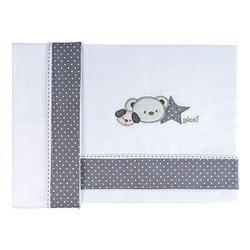 PICCI Valdo Coordinated Bed Linens for Cradle grey