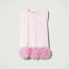 TWINSET Girls pink dress with tulle frill