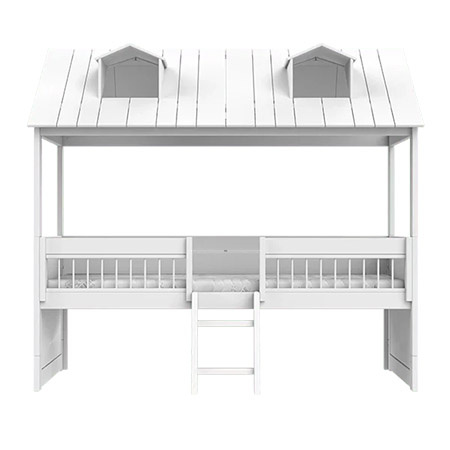 LIFETIME Kidsrooms Łóżko dziecięce Cabin Beach House 90x200, białe