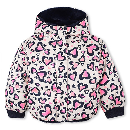 BILLIEBLUSH Girls' Reversible Jacket with Hood