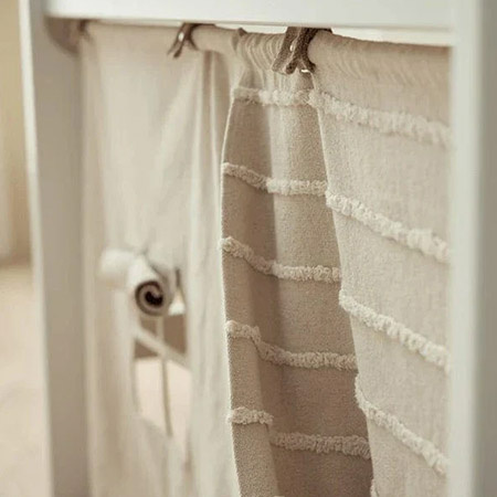 LIFETIME Kidsrooms Kurtyna do łóżka na niskiej antresoli Essence Natural