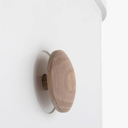 OLIVER FURNITURE Komoda dziecięca 3-drzwiowa Wood biały/dąb