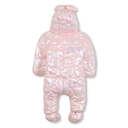 Billieblush Baby Girl's Hooded Romper, Pink