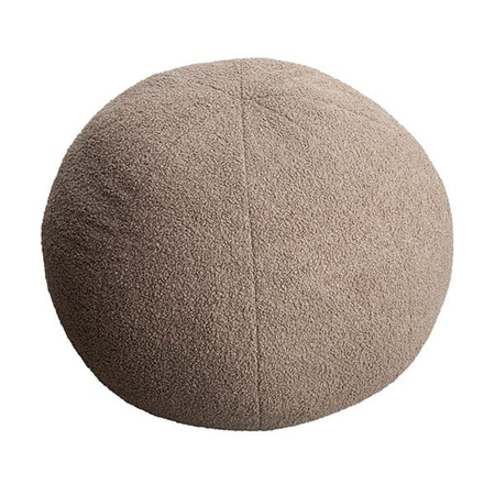 LIFETIME Kidsrooms Kid's round pouf Teddy Choco