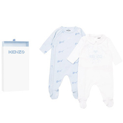 KENZO Kids Cotton knit  "Tiger" overall