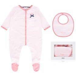 BOSS KIDS Pajacyk + śliniak