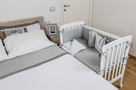 PICCI Lella Łóżeczko dziecięce białe