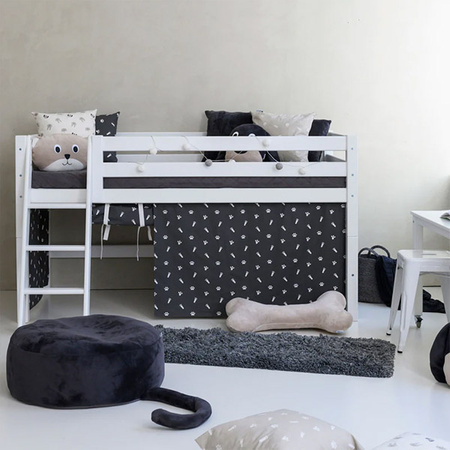  HOPPEKIDS  ECO Luxury Łóżko na niskiej antresoli z ukośną drabinką 90x200cm