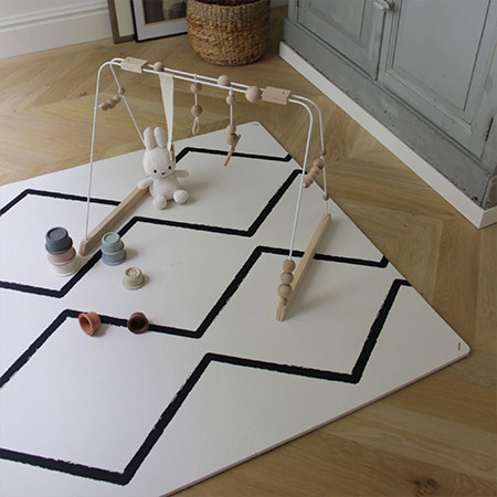 EEEVEVE Mata dziecięce PLAYMAT Beni - Ecru