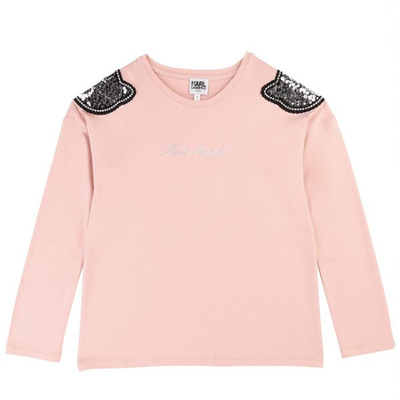 KARL LAGERFELD KIDS T-shirt z długim rękawem