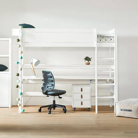 LIFETIME Kidsrooms Łóżko High Sleeper 177 cm z drabinką