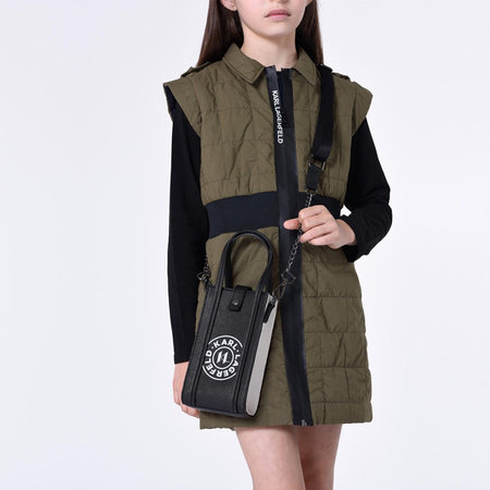 KARL LAGERFELD Kids Girls MINI MI Crossbody bag in black