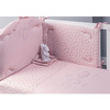 DILI BEST ASTRID Komplet pościeli dziecięcej różowy z przepięknym nadrukiem