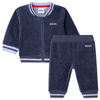 BOSS KIDS Boys navy 2-piece tracksuit