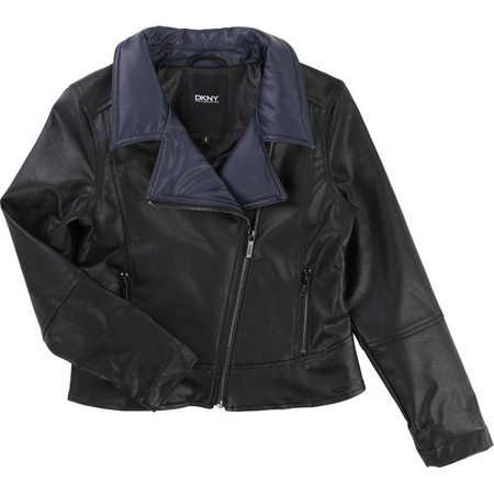 DKNY Kurtka dziewczęca ze sztucznej skóry
