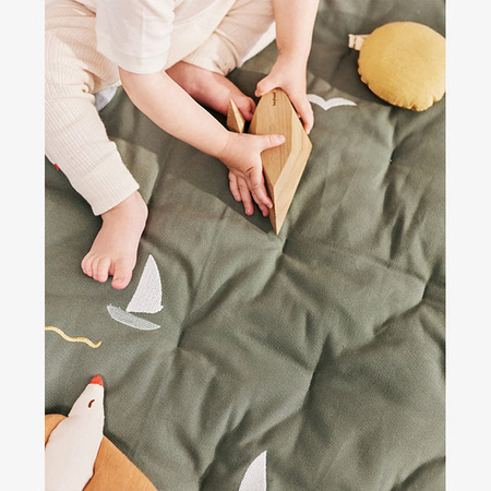 DEAR APRIL Sailboats Children's Playmat