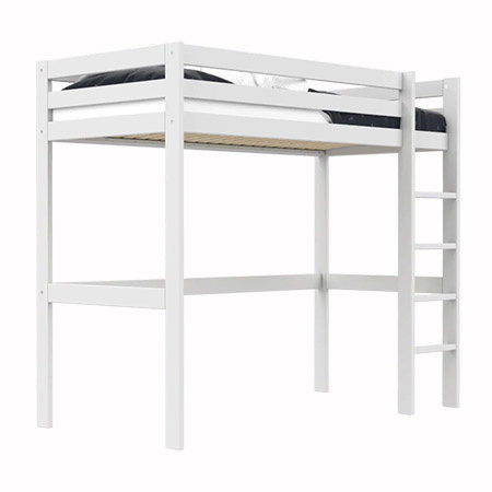 LIFETIME Kidsrooms ELEMENTS Kids High Sleeper Bed 177 cm with Ladder 177 cm, white