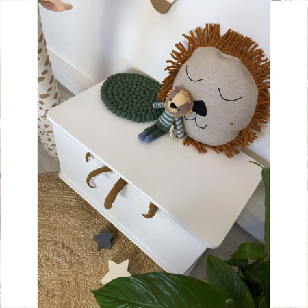 HOPPEKIDS Skrzynia dla dzieci na zabawki na kółkach