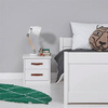 LIFETIME Kidsrooms Cool Kids Nightstand, white