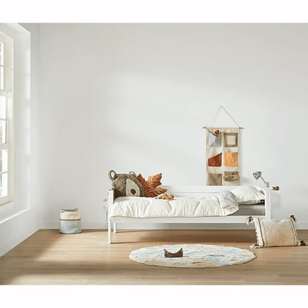LIFETIME Kidsrooms Łóżko dziecięce pojedyncze 90x200 cm, białe