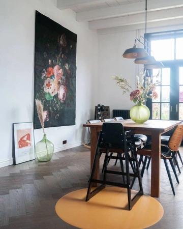 EEVEVE Mata podłogowa Splat mat - Mustard