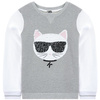 KARL LAGERFELD Kids Bluza dziewczęca