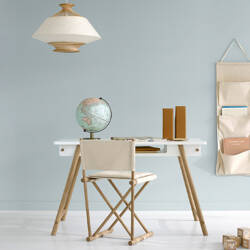OLIVER FURNITURE CAMP Дитячий письмовий стіл у білому/дубовому кольорі