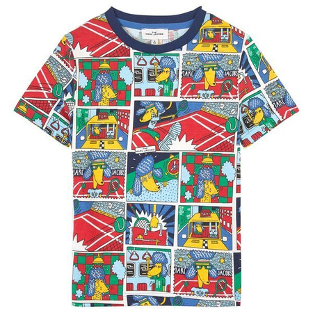 THE MARC JACOBS T-shirt chłopięcy z krótkim rękawem z nadrukiem