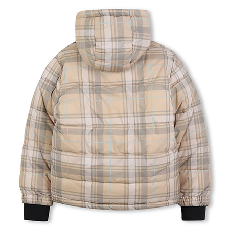 HUGO Reversible hooded coat, sand