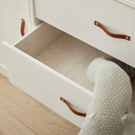 LIFETIME Kidsrooms Łóżko dziecięce wysokie 152 cm z szafkami Breeze 