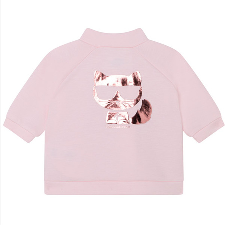 KARL LAGERFELD Kids Dres dziecięcy trzyczęściowy różowy 