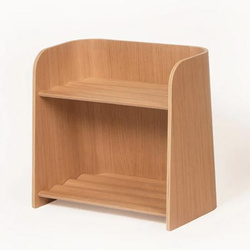 Curve Lab Montessori Kids curvy bookcase, small