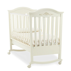 OLIVER FURNITURE Łóżeczko dziecięce Wood MINI dąb + pakiet junior do 9 lat
