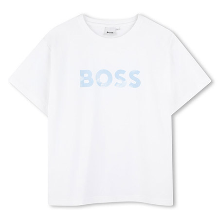 BOSS KIDS Komplet chłopięcy t-shirt z krótkim rękawem i bermudy