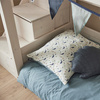 LIFETIME Kidsrooms Низьке двоярусне ліжко зі сходами 90x200 см, whitewash