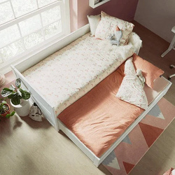 LIFETIME Kidsrooms Łóżko z szufladą i łóżkiem gościnnym 90x200, białe