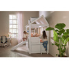LIFETIME Kidsrooms Kid's Cabin bed Beach House with cabinets and slide90x200 cm, white