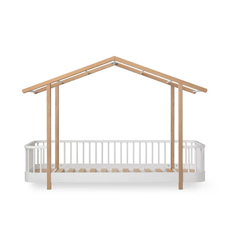  OLIVER FURNITURE Wood Original house bed, white/oak