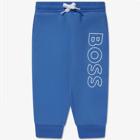 BOSS Kids Dres dziecięcy dla chłopca dwuczęściowy niebieski
