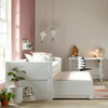 LIFETIME Kidsrooms Cabin Bed incl. Guest Bed and Bed Drawer, white