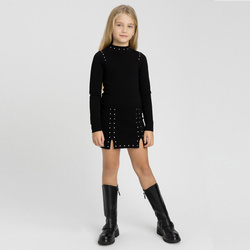 TWINSET Girls short ribbed dress