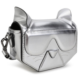KARL LAGERFELD Kids Girls MINI MI Crossbody bag in silver