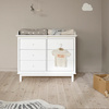 OLIVER FURNITURE SEASIDE NURSERY TOP FOR DRESSER WITH 6 DRAWERS