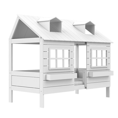 LIFETIME Kidsrooms Łóżko domek Lake House 90x200 cm, białe