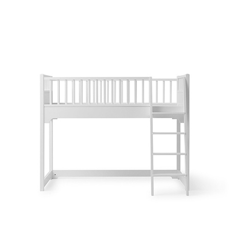 OLIVER FURNITURE Łóżko dziecięce na niskiej antresoli Seaside Classic Junior low loft bed 90x160 cm