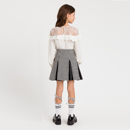 TWINSET Girls white poplin shirt