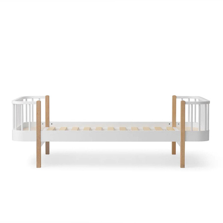  OLIVER FURNITURE Łóżko dziecięce Wood Original biały/dąb 90x200 cm 